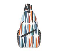 Sac à bandoulière Monarch Papillons Sac à Dos à bandoulière Sac à bandoulière Sacs à Dos décontractés pour Femmes Hommes Cyclisme Randonnée Voyage