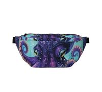 Sac à bandoulière Moon and Sun - Sac banane pour la randonnée, la promenade du chien, les voyages et les activités de plein air, multicolore, Taille unique, Sac à dos de