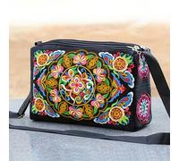 Sac À Bandoulière Motif Fleur Sac D'école Mode En Canevas Pour Diplômé, Adolescentes, Étudiant De Première Année, Étudiant En Deuxième Année, Junior Et Senior Au Collège, Université Et Lycée, Parfait