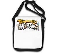 Sac à bandoulière motif ludique sur le thème de la mortalité Blanc