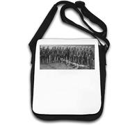 Sac à bandoulière Motif soldats de la Seconde Guerre mondiale Blanc, blanc, Taille unique