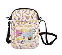Sac à bandoulière multi-poses Lizzie avec motif animé Lizzie, Jaune Girly Cb, Sac à bandoulière