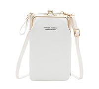 Sac à bandoulière multifonction de grande capacité pour femme Version coréenne Couleur unie, blanc, Taille unique