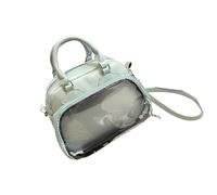 Sac à bandoulière multifonction en cuir PU léger avec poignée sur le dessus, sac à main pratique pour l'école, les voyages, un usage quotidien, Vert, One Size