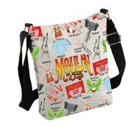 Sac à bandoulière musical pour amoureux de la musique, cadeau pour fans de théâtre, marchandise musicale, Mou-rbag