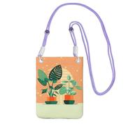 Sac à bandoulière noir - Sac à bandoulière imprimé tortue vert pour téléphone portable, parfait pour le shopping et les activités de plein air, violet, taille unique
