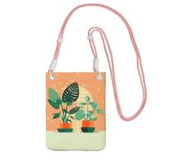 Sac à bandoulière noir - Sac à bandoulière imprimé tortue verte pour téléphone portable, parfait pour le shopping et les activités de plein air, rose, taille unique