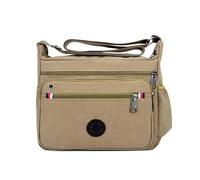 Sac à bandoulière Oxford pour homme, sac à bandoulière multi-poches avec design imperméable, sacoche légère pour les affaires, les déplacements, les voyages et un usage quotidien décontracté