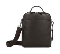 Sac à bandoulière PICARD Milano en cuir noir - Modèle TAS004883 - 22 cm - Fermeture zippée - Homme