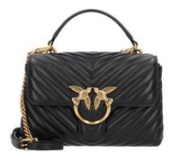 Sac à bandoulière PINKO Love Lady noir - Cuir - Femme - Lisse