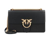 Sac à bandoulière PINKO Love One en cuir noir 27 cm
