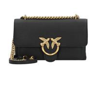 Sac à bandoulière PINKO Love One Soft en cuir 24 cm - Noir