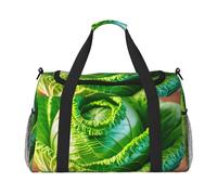 Sac à bandoulière pliable avec imprimé chou brillant