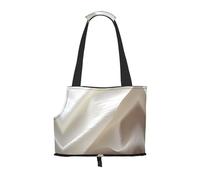 Sac à bandoulière pliable et portable pour animaux de compagnie avec feuille imprimée, convient pour transporter de petits animaux de