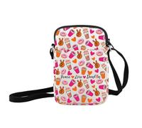 Sac à bandoulière pour amateur de beignets de café, cadeau pour amoureux de la paix, cadeau d'amant de la boisson, Drink Cb UK