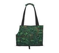 Sac à bandoulière pour animal de compagnie imprimé circuit Board Vines - Design pliable - Petit sac de voyage pour chat et chien
