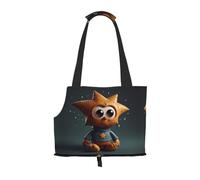 Sac à bandoulière pour animal domestique Motif explosion de poils colorés Motif autruche