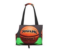 Sac à bandoulière pour animaux de compagnie avec fond de basket-ball, convient pour les petits chiens et chats, sac de courses et de voyage à double usage