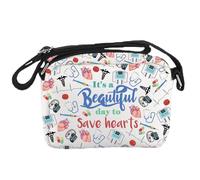 Sac à bandoulière pour cardiologue, cadeau de chirurgien cardiaque, « It's A Beautiful Day To Save Hearts », Heartsbag, Medium