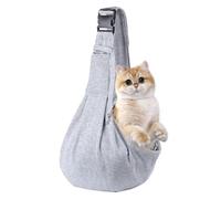 Sac à bandoulière pour chien | Support animal léger et confortable | Sac de transport pliable avec sangle réglable, parfait pour les promenades, l'escalade, les voyages et les visites chez le