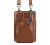 Sac à bandoulière pour Ciseaux, Porte-Ciseaux en Cuir PU Organisateur de