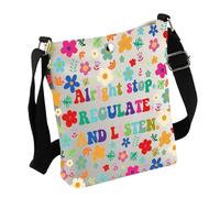 Sac à bandoulière pour conseiller scolaire « Alright Stop Regulate and Listen », Sac d'écoute