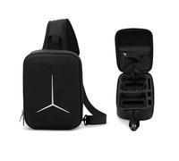 Sac à Bandoulière pour DJI NEO, Sac à Dos Messenger Poitrine Sac de Rangement Portable Voyage Carring Case pour DJI NEO Drone, RC-N3 Télécommande, Batteries et Accessoires, Noir, Unisexe, Noir,