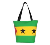 Sac à bandoulière pour femme avec drapeau de Sao Tomé et Principe - Noir - Taille unique