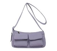 Sac à bandoulière pour femme avec plusieurs poches, sac à bandoulière Hobo pour le travail et un usage quotidien, violet, 370.00x150.00x250.00mm/14.57x5.91x9.84inch
