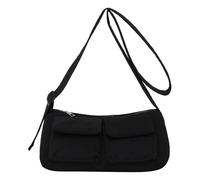 Sac à bandoulière pour femme avec plusieurs poches, sac à bandoulière Hobo pour le travail et un usage quotidien, Noir , 370.00x150.00x250.00mm/14.57x5.91x9.84inch