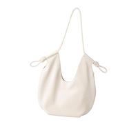 Sac à bandoulière pour femme de grande capacité, sac à main assorti aux aisselles, style coréen, aisselle, cuir PU, aisselle, sac à main et sac à main tendance, blanc, One Size