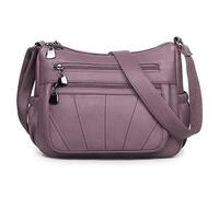 Sac à bandoulière pour femme en cuir synthétique souple avec poignée sur le dessus, Taro