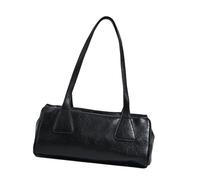 Sac à bandoulière pour femme en PU BASSE de la SHOPPINA ALTENTION PU en PETTE SOLIDORE SOLUSE POINT BASS DU CYLINDRE, Noir , Mass Beauty