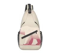 Sac à bandoulière pour femme et homme, sac à bandoulière, boîte aux lettres, sac banane de voyage, sac banane léger et décontracté, Ours polaire solitaire, Taille unique, Sacs à dos Sling