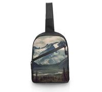 Sac à bandoulière pour femme et homme - Sac à bandoulière décontracté - Sac à dos à bandoulière tendance - Résistant à l'eau - Blanc - 21 x 6,3 x 30,5 cm, blanc, 8.3x2.5x12 Inches