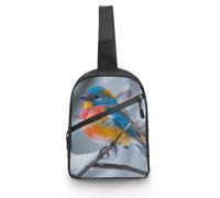 Sac à bandoulière pour femme et homme - Sac banane coloré pour voyage, oiseau coloré, taille unique, sac à dos à bandoulière, Un oiseau coloré, Taille unique, Sacs à dos à bandoulière