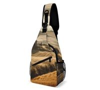 Sac à bandoulière pour femme et homme - Vue du paysage typique de la Toscane - Sac banane tendance - Sac banane tendance - Sac à dos décontracté - Sac à dos à bandoulière pour voyage, blanc, 20,3 x