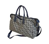 Sac à bandoulière pour femme - Grand sac à main - Loisirs - Travail - Sac de voyage indispensable - Sac de fitness avec fermeture éclair - Pour femme, Couleur : bleu.