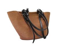 Sac à bandoulière pour femme, grande capacité, tendance, printemps, été, voyage, plage, pique-nique pour mère, épouse, sac à bandoulière en toile, kaki, A