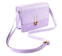 Sac à bandoulière pour femme - Léger et élégant - Tendance - Style décontracté - Pour le quotidien - Soirée - Pochette élégante pour téléphone, lilas, Sac à bandoulière