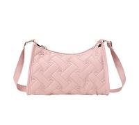 Sac à bandoulière pour femme Love Brodé Printemps et nouveau motif Personnalisé Pratique Sac pour téléphone portable à changer Deux poches Femme Ordinateur portable, Rose, Taille unique