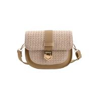 Sac à bandoulière pour femme, petit sac à bandoulière simple, sac de selle, travail du cuir, kaki, taille unique