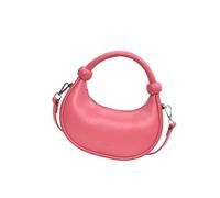 Sac à bandoulière pour femme - Petit sac à main en cuir synthétique - Demi-lune - Style coréen - Messagers - Courses - Rencontres - En cuir synthétique - Petit sac à main demi-lune, D, One Size