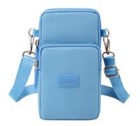 Sac à bandoulière pour femme - Pochette en nylon imperméable avec sangle amovible réglable - Petit sac à bandoulière pour iPhone 15 Pro Max, Samsung S23 S22-08 - Vert, D, One Size, Sac à dos daypack