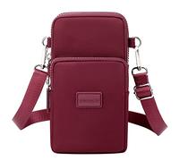 Sac à bandoulière pour femme - Pochette en nylon imperméable avec sangle amovible réglable - Petit sac à bandoulière pour iPhone 15 Pro Max, Samsung S23 S22-08 - Vert, C, One Size, Sac à dos daypack