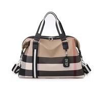 Sac à bandoulière pour femme - Portable - Pliable - Fitness - Sac de voyage pour femme - Pour les voyages d'affaires - Bagage simple - Rangement de voyage, kaki, Taille unique