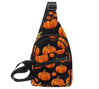 Sac à bandoulière pour femme - Sac à bandoulière Helloween Pumkins 2_97 - Sac à dos de voyage, Multicolore 11., 11.8x7x1.5in/30x18x4cm