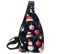 Sac à bandoulière pour femme - Sac à bandoulière pour femme - Sac à bandoulière Merry Christmas - Bonhomme de neige - Sac à dos de voyage, Multicolore 01., 11.8x7x1.5in/30x18x4cm