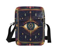 Sac à bandoulière pour femme, sac à bandoulière pour femme, sac à main avec sangle réglable pour l'école, l'école - Couleur onirique œil de tarot
