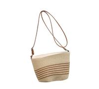 Sac à bandoulière pour femme - Sac de plage tissé à la main - Sac à main - Sac à provisions pour voyage quotidien et vacances, Tel que montré, Taille unique